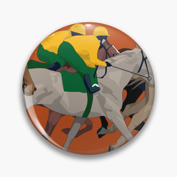 Item preview, Horse race burnt orange designed and sold by Anne Cakebread.