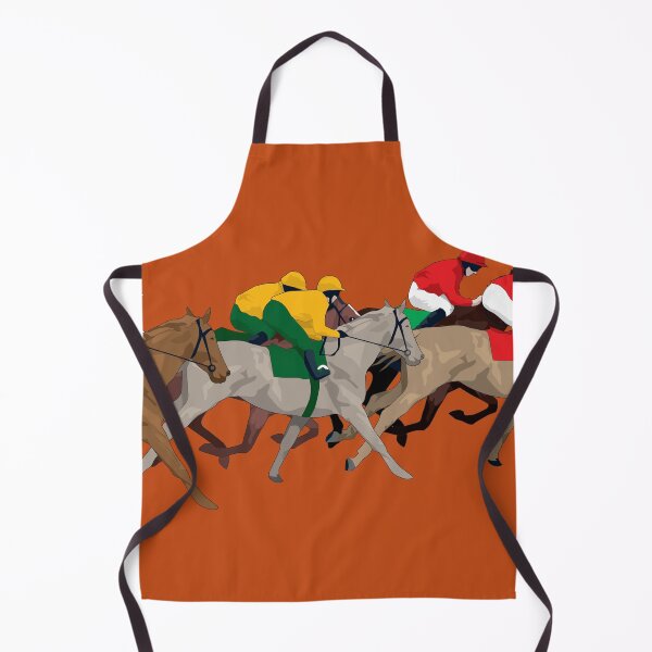 Item preview, Horse race burnt orange designed and sold by Anne Cakebread.