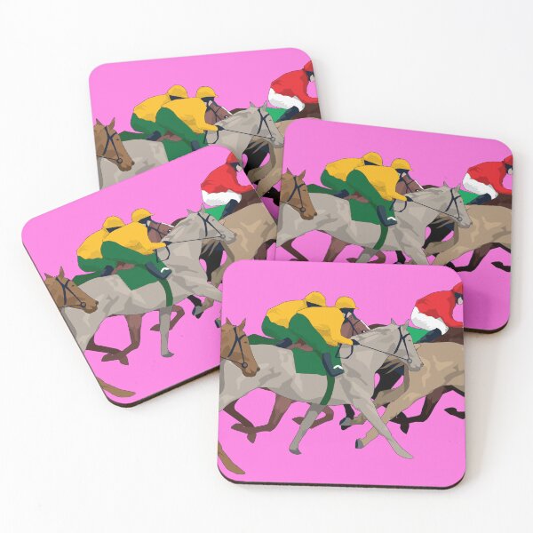 Item preview, Horse race pink designed and sold by Anne Cakebread.