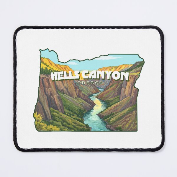 Item preview, Hells Canyon Oregon Map designed and sold by Esskay Designs.