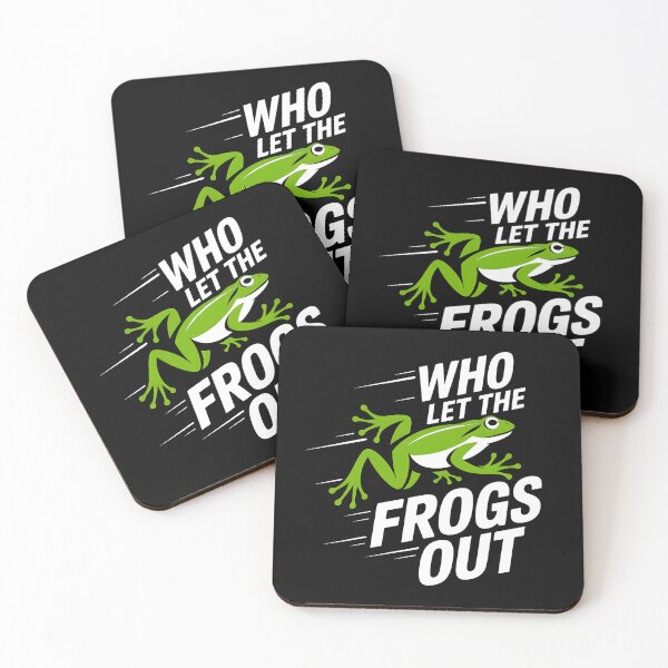Item preview, Who Let The Frogs Out - This funny gift is perfect for frog lovers, meme fans, people with a great sense of humor, and anyone who enjoys standing out with a unique style. designed and sold by ZyziowskyArt.