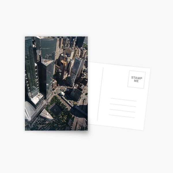 Manhattan, #Manhattan, New York, #NewYork, NYC, #NYC, New York City, #NewYorkCity, Tower Block, #TowerBlock, High-rise building, #HighRiseBuilding Postcard