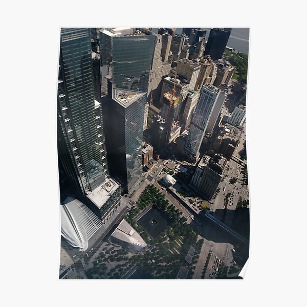 Manhattan, #Manhattan, New York, #NewYork, NYC, #NYC, New York City, #NewYorkCity, Tower Block, #TowerBlock, High-rise building, #HighRiseBuilding Poster