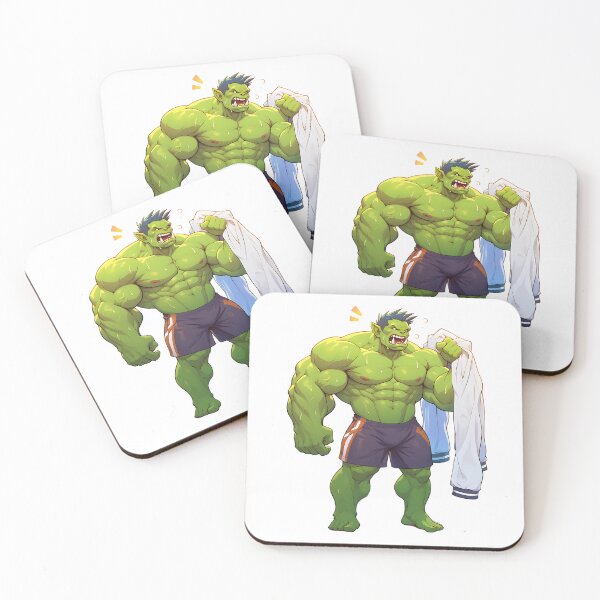 Item preview, Fitness Orc: Powerful Cute designed and sold by bapupa.