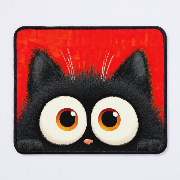 Item preview, Adorable Cat Staring With Wide Round Eyes designed and sold by Piotrek0001.