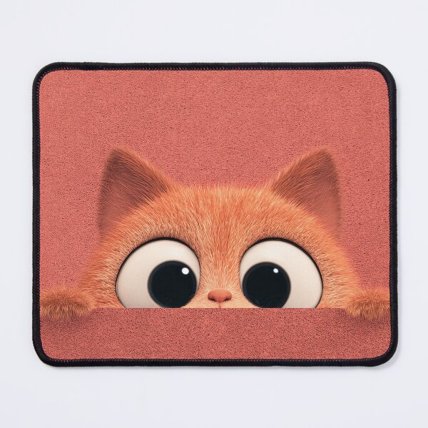 Item preview, Sweet Tuxedo Cat Peeking From Below Frame designed and sold by Piotrek0001.