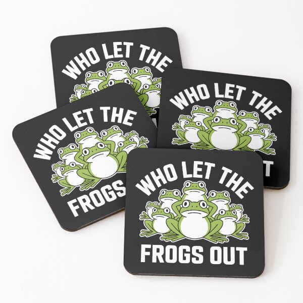 Item preview, Who Let The Frogs Out - This funny gift is perfect for frog lovers, meme fans, people with a great sense of humor, and anyone who enjoys standing out with a unique style. designed and sold by ZyziowskyArt.