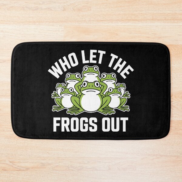 Item preview, Who Let The Frogs Out - This funny gift is perfect for frog lovers, meme fans, people with a great sense of humor, and anyone who enjoys standing out with a unique style. designed and sold by ZyziowskyArt.