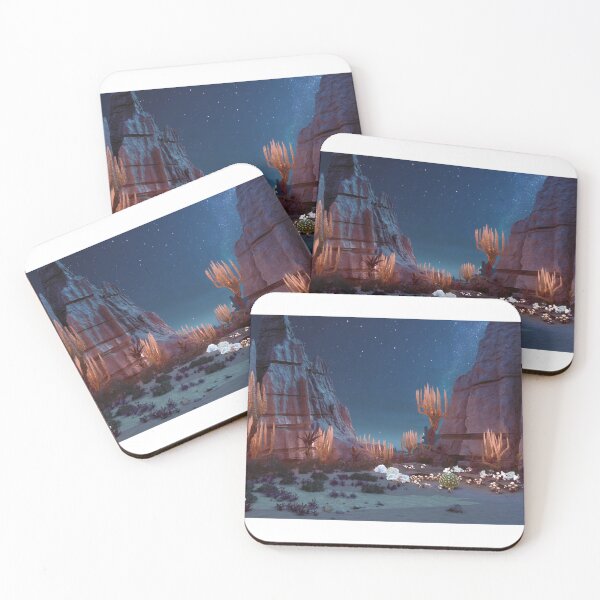 Item preview, Avowed Video Game Living Landscape Desert Night designed and sold by PatrickSteel.