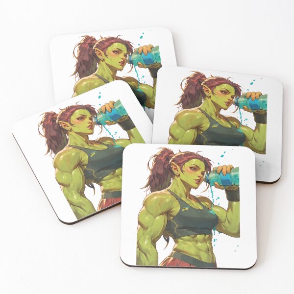 Item preview, Fitness Orc Girl: Strong Muscular Training designed and sold by bapupa.