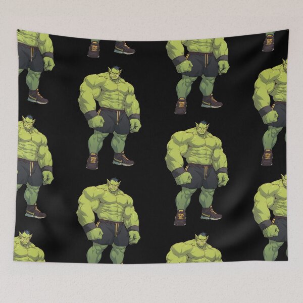 Item preview, Fitness Orc: Gym Workout Warrior designed and sold by bapupa.