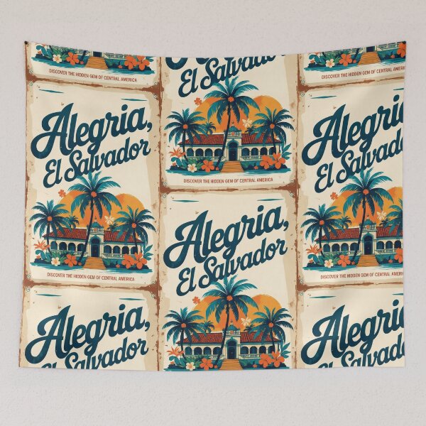 Item preview, Alegria El Salvador Vintage Travel Tourism designed and sold by TravelersGems.