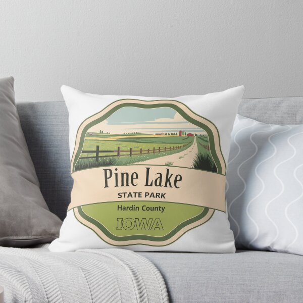Item preview, Pine Lake State Park, Hardin County, Iowa designed and sold by Wanderful-roads.