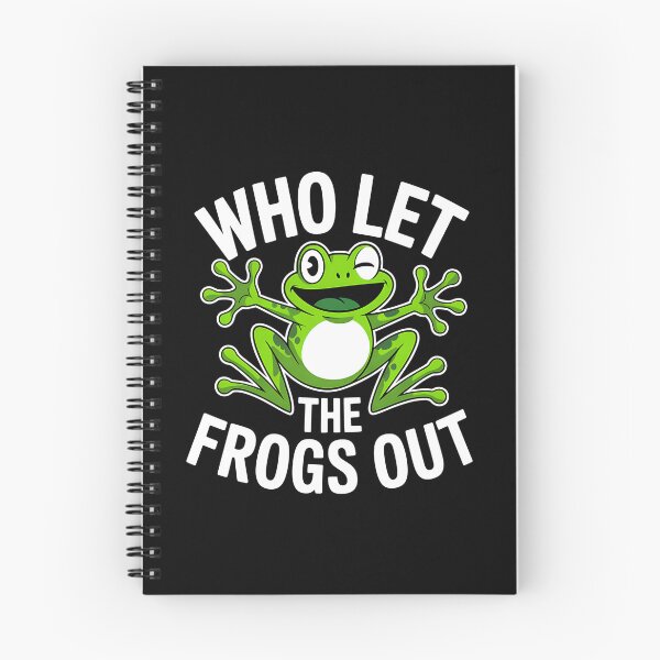 Item preview, Who Let The Frogs Out - This funny gift is perfect for frog lovers, meme fans, people with a great sense of humor, and anyone who enjoys standing out with a unique style. designed and sold by ZyziowskyArt.