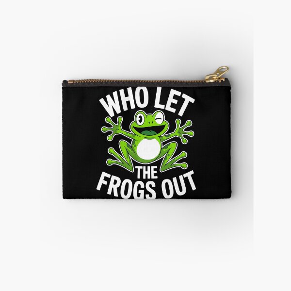 Item preview, Who Let The Frogs Out - This funny gift is perfect for frog lovers, meme fans, people with a great sense of humor, and anyone who enjoys standing out with a unique style. designed and sold by ZyziowskyArt.