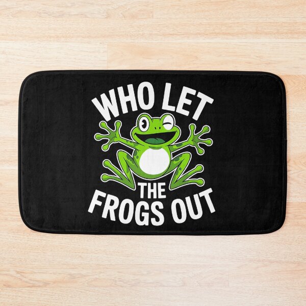 Item preview, Who Let The Frogs Out - This funny gift is perfect for frog lovers, meme fans, people with a great sense of humor, and anyone who enjoys standing out with a unique style. designed and sold by ZyziowskyArt.