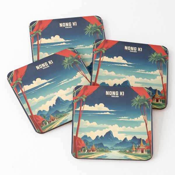 Item preview, Nong Ki Thailand Vintage Retro Travel Tourism designed and sold by TravelersGems.