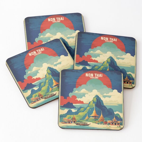 Item preview, Non Thai Thailand Vintage Retro Travel Tourism designed and sold by TravelersGems.
