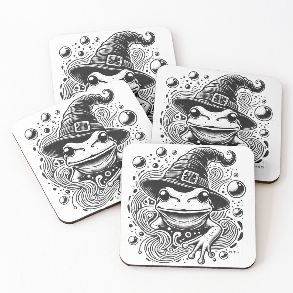 Item preview, Witch Frog – Mystic Amphibian with a Spellbinding Style designed and sold by SedaWear.