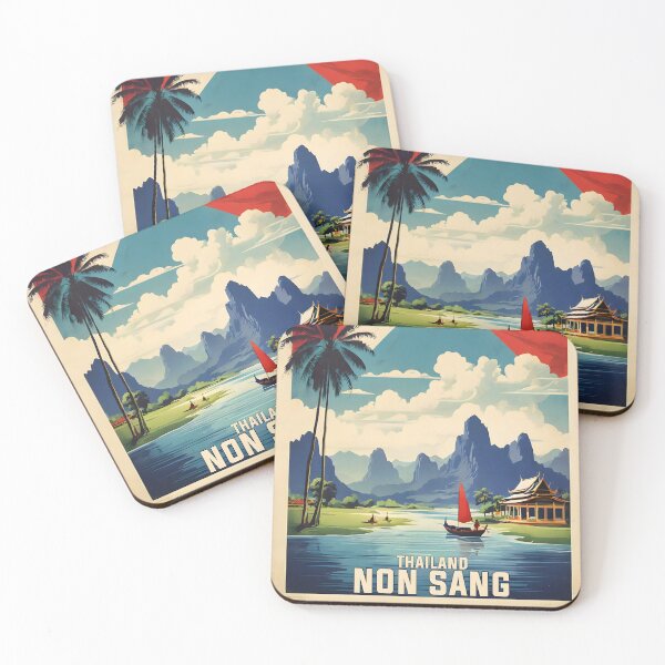 Item preview, Non Sang Thailand Vintage Retro Travel Tourism designed and sold by TravelersGems.
