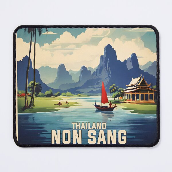 Item preview, Non Sang Thailand Vintage Retro Travel Tourism designed and sold by TravelersGems.