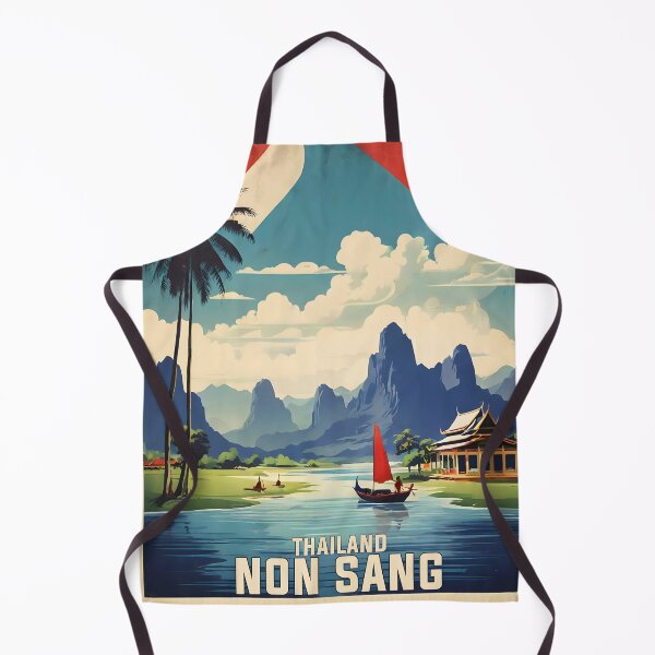 Item preview, Non Sang Thailand Vintage Retro Travel Tourism designed and sold by TravelersGems.