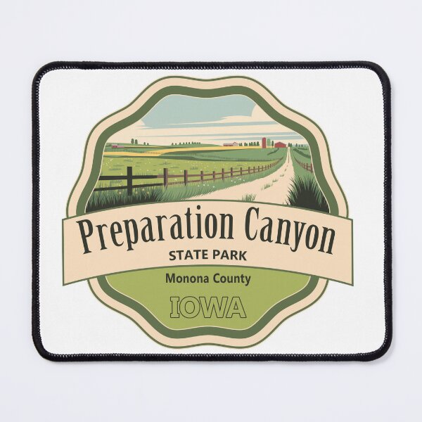 Item preview, Preparation Canyon State Park, Monona County, Iowa designed and sold by Wanderful-roads.