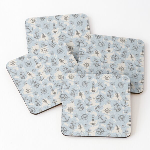 Item preview, Nautical map atmosphere designed and sold by OtterFactory.