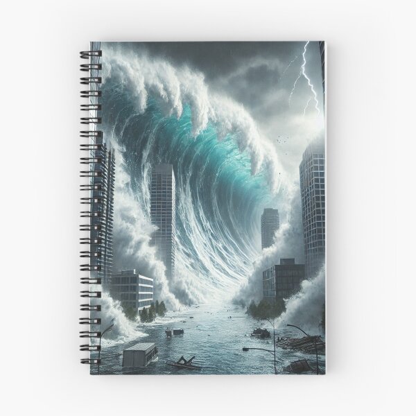 Item preview, Tsunami Apocalypse – The Ocean Takes Everything Back designed and sold by GalenaDeco.
