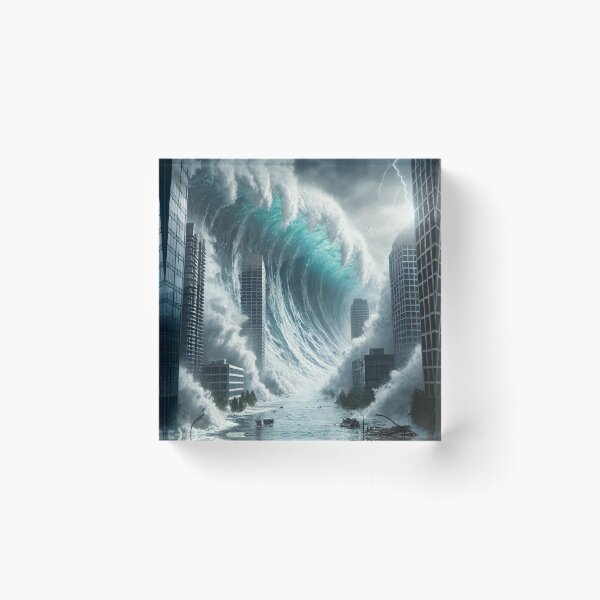 Item preview, Tsunami Apocalypse – The Ocean Takes Everything Back designed and sold by GalenaDeco.