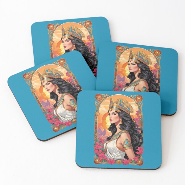 Item preview, Cleopatra the Radiant Queen of Ancient Egypt Poster designed and sold by BorgSpareParts.