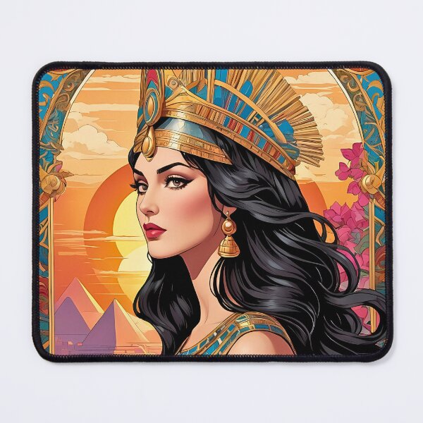 Item preview, Cleopatra the Radiant Queen of Ancient Egypt Poster designed and sold by BorgSpareParts.