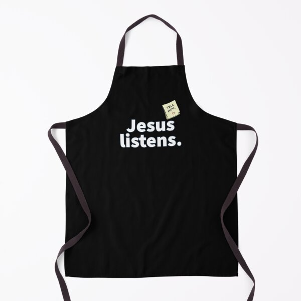 Item preview, Jesus Listens. Tell Him. designed and sold by greatvibes4u.