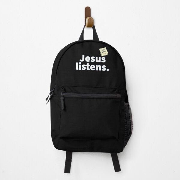 Item preview, Jesus Listens. Tell Him. designed and sold by greatvibes4u.