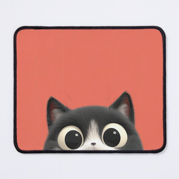 Item preview, Cartoon Cat With Round Ears And Soft Colors designed and sold by Piotrek0001.