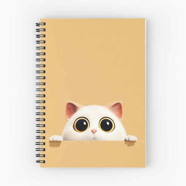 Item preview, Big Eyed Cat Peeking From Light pastels Wall designed and sold by Piotrek0001.