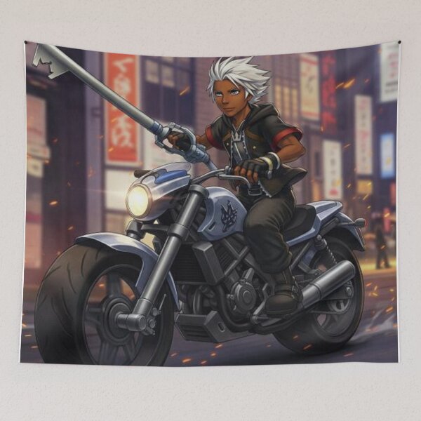 Item preview, KH Motorcyclist designed and sold by Black Saiyan Magician's Merchandise.