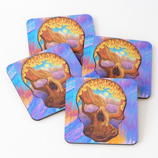 Item preview, Autumn Skullscape Nature's Hidden Face designed and sold by Efforito.