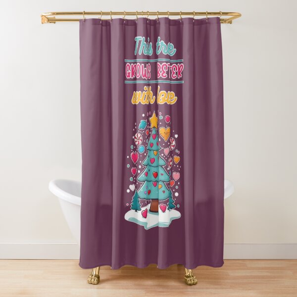 Item preview, This tree grows better with love , christmas xmas designed and sold by justine-bmw.