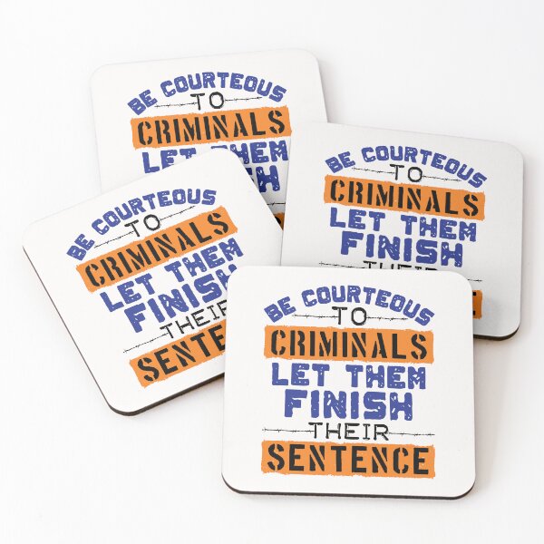 Item preview, Funny Corrections Officer Let Criminals Finish Their Sentence designed and sold by jaygo.