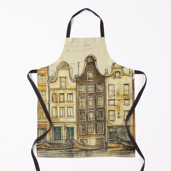 Item preview, Amsterdam canal houses illustation designed and sold by Photopat.