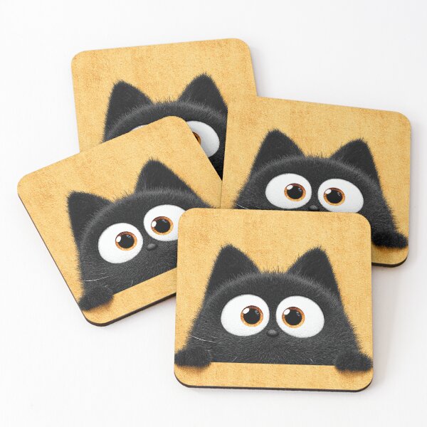 Item preview, Cute Cat Staring With Big Curious Eyes designed and sold by Piotrek0001.