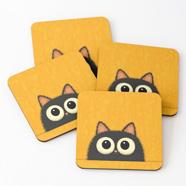 Item preview, Sweet Kitten Face Peeking From Soft Colored Frame designed and sold by Piotrek0001.