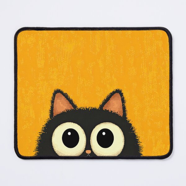 Item preview, Sweet Kitten Face Peeking From Soft Colored Frame designed and sold by Piotrek0001.