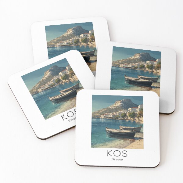 Item preview, A Vintage Travel Art of Kos - Greece  designed and sold by GoodOldVintage.