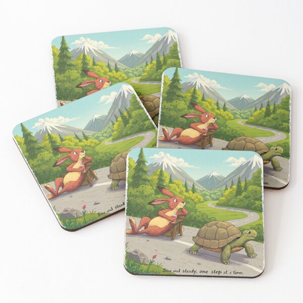 Item preview, The Tortoise and the Hare – A Timeless Lesson designed and sold by ZyloVibes.
