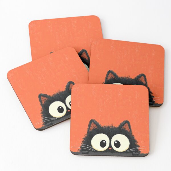 Item preview, Tuxedo Cat With Glowing Eyes And Calm Gaze designed and sold by Piotrek0001.
