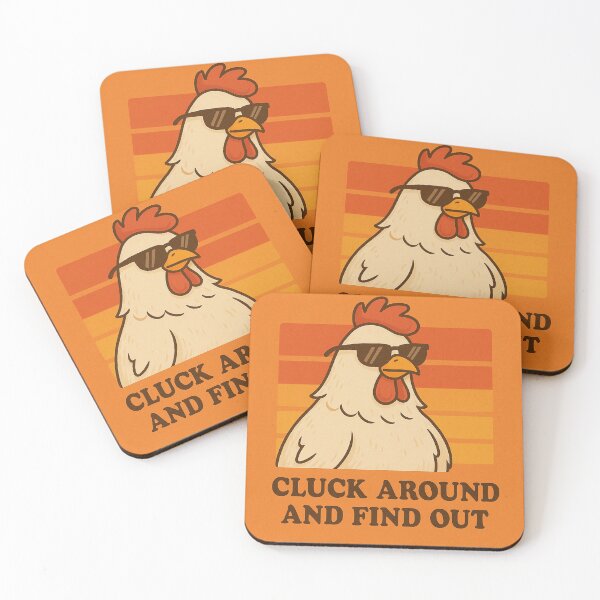 Item preview, Cool Chicken Threat  Cluck Around and Find Out designed and sold by Tarn.