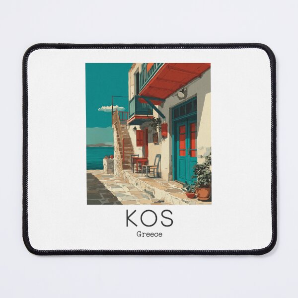 Item preview, A Vintage Travel Art of Kos - Greece designed and sold by GoodOldVintage.