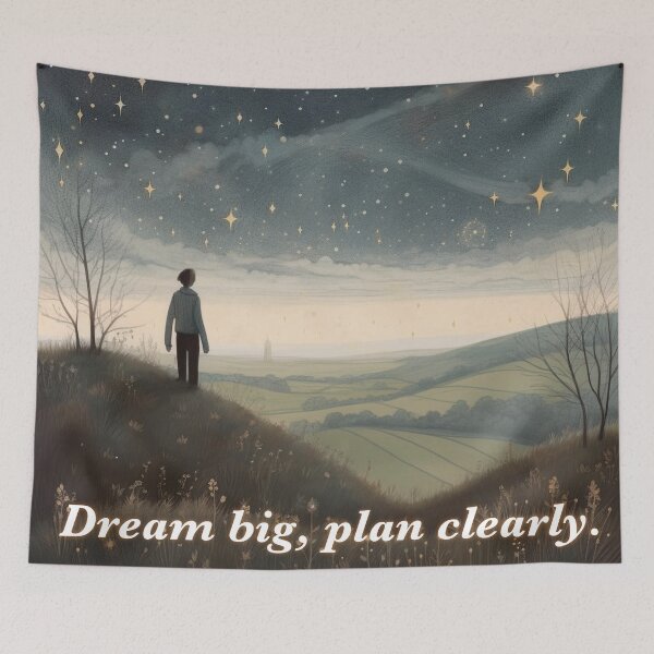 Item preview, Dream big, plan clearly. designed and sold by fanzen69.